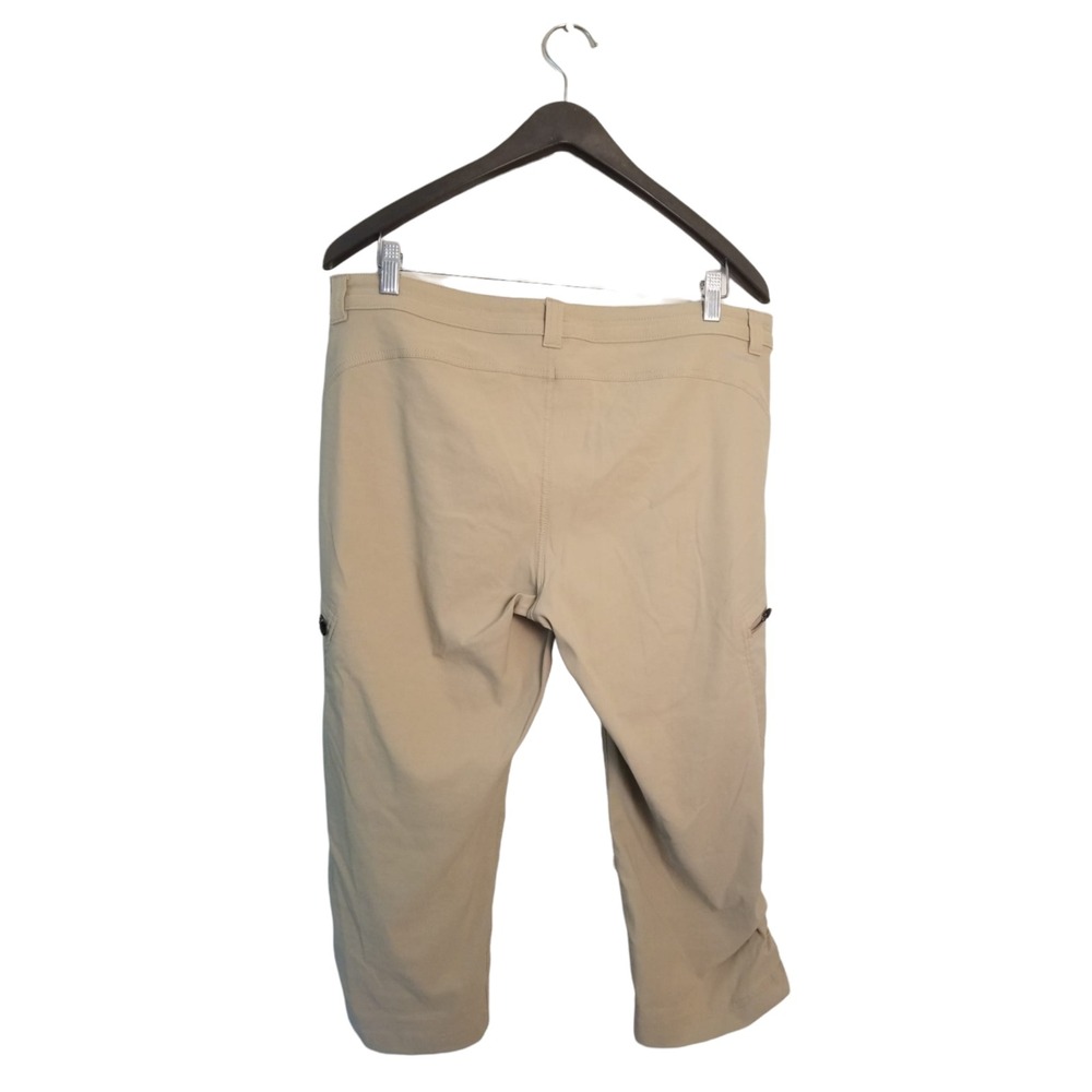 Eddie Bauer Khaki Capri Pants Women's Size 12 36 Inseam 21 in - Picture 2 of 4